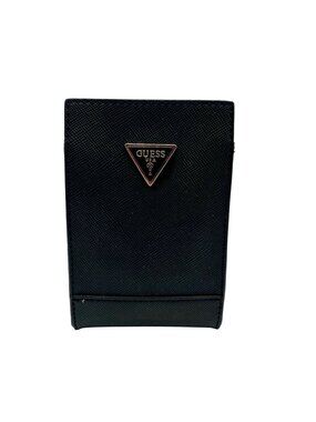 Guess Black Noelle Chit Chat Phone Crossbody Bag